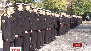 Сьогодні учні  військово-морського ліцею в Одесі склали  присягу