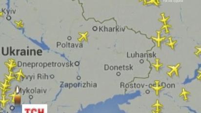 Пассажирские самолеты будут обходить воздушное пространство над восточной Украиной