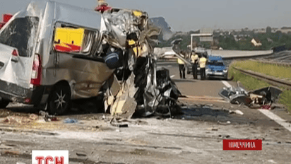 Группа детей-инвалидов из Харькова попала в страшное ДТП в Германии