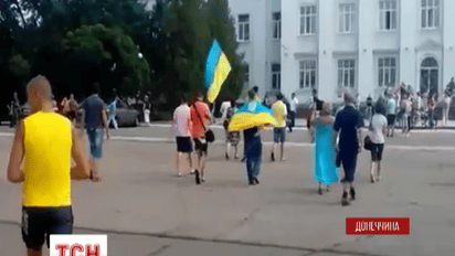 У визволених містах Донбасу небувалий сплеск патріотизму