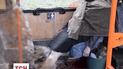 У Донецьку автобус з мирними жителями потрапив під обстріл