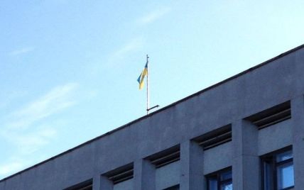 Силы АТО освободили Рубежное, над исполкомом вывешен флаг Украины