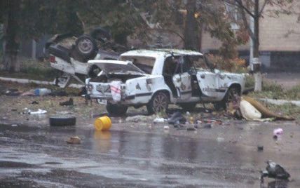 В Шостке под носом у милиции взорвали два служебных авто