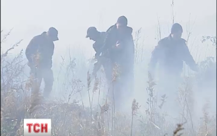 Под Киевом три дня подряд горят торфяники