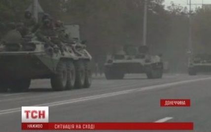 В Макеевку заехала колонна техники боевиков "ДНР"