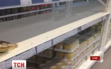 В Крыму продукты становятся дефицитом и цены на них продолжают расти
