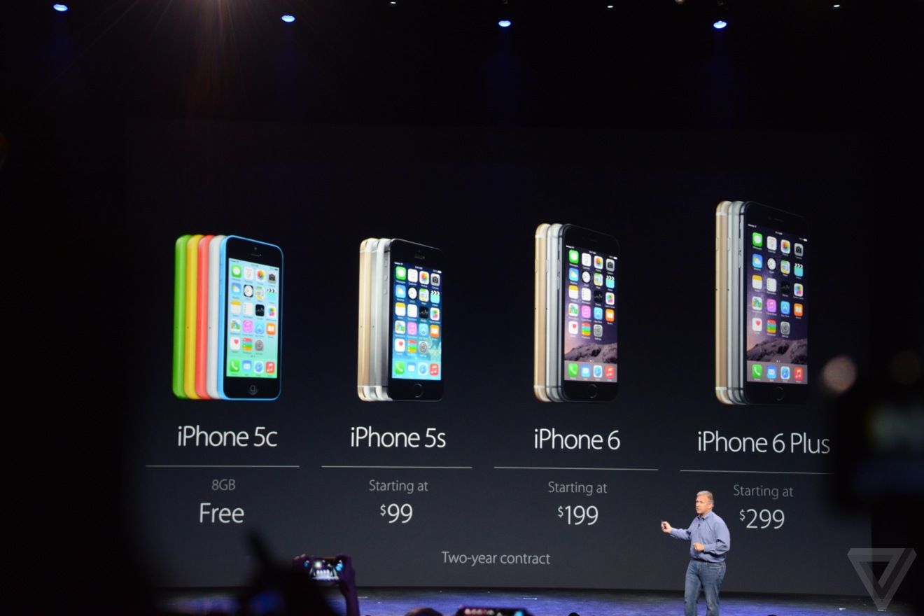 Какие iphone выпускает сейчас apple