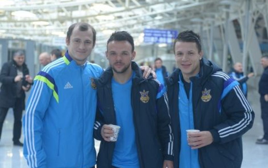 Гравці збірної України перед відльотом до Люксембургу / © Volodymyr Kukhar | Facebook