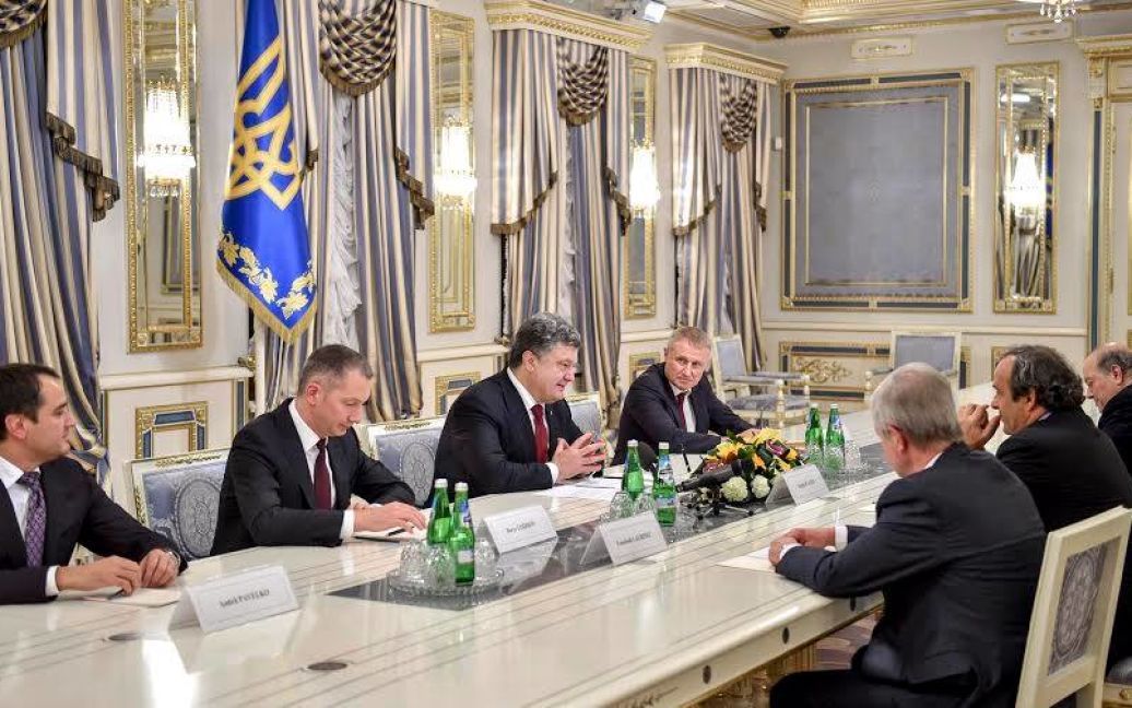 Встреча Порошенко и Платини / © facebook.com/president.gov.ua