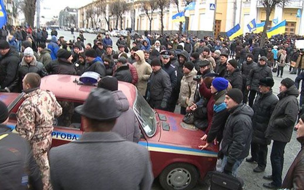 6 декабря в центре Винницы произошли массовые столкновения / © mvs.gov.ua