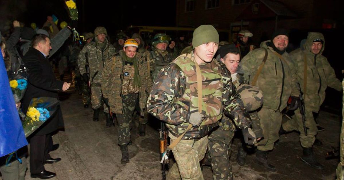 Бойцы батальона "Киев" 2 декабря прибыли из зоны АТО на ротацию