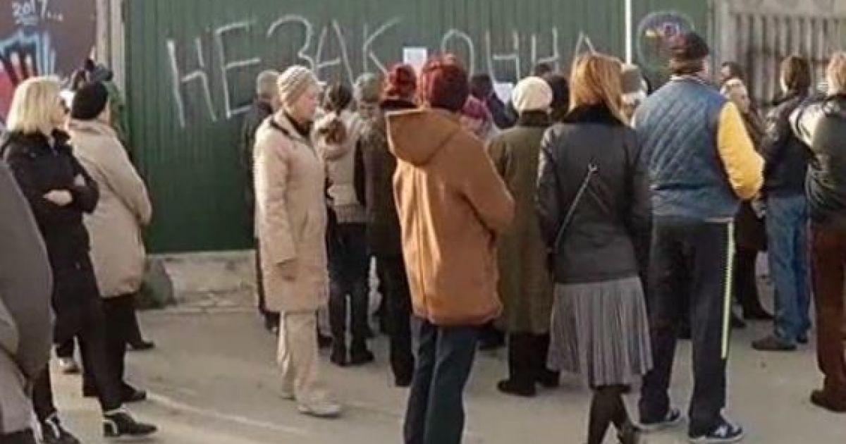 Киевляне протестуют против незаконной застройки