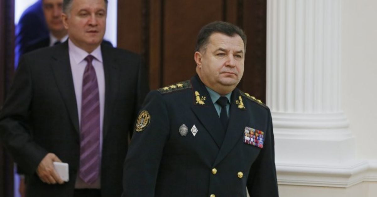 Следственный комитет России открыл уголовное дело против министра обороны Украины Степана Полторака