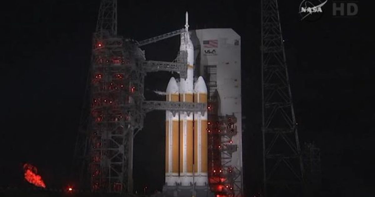 Історичний запуск NASA космічного корабля Orion. Онлайн-трансляція
