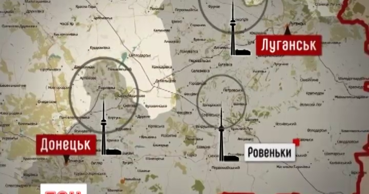 У зоні АТО домінують російські телеканали