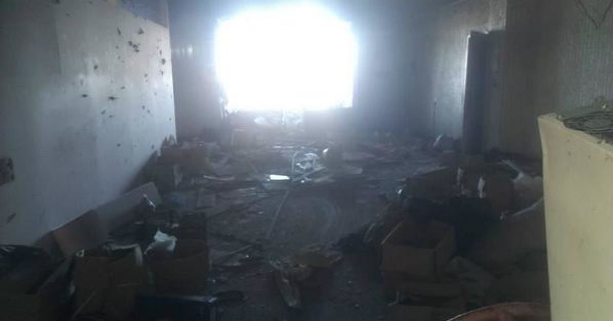Донецкий аэропорт стоит в руинах