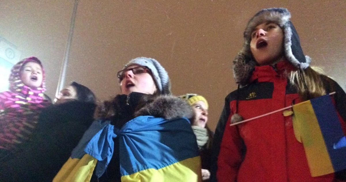 В Киеве проходит акция "Ночь памяти". / © vk.com/leo902008