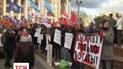 Гроші на медицину, а не на війну із таким закликом на вулиці Москви вийшли медики