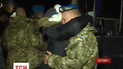 В Житомир вернулись из зоны АТО полсотни бойцов