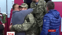 У Житомирі вночі зустрічали «кіборгів»