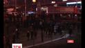 Сегодня вечером активисты снова сломали забор возле метро "Осокорки"