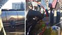 Киевляне бросились собирать "халявное" масло после аварии цистерны на проспекте Победы