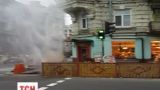 В центре Киева "горячий фонтан" сделал заложниками посетителей кондитерской
