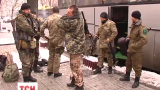 Взвод батальона МВД «Золотые ворота» вернулся с передовой в Киев