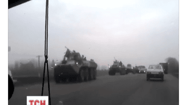 Російські війська зосереджують важку техніку на Донбасі