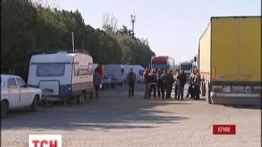 Бунт далекобійників на Керченській переправі