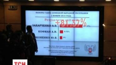 Сепаратисты в Донецке объявили результаты экзит-пола на так называемых выборах ДНР