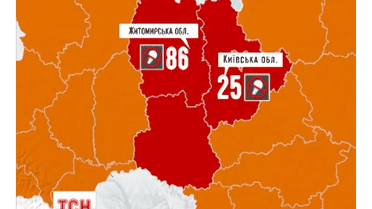 Три области Украины остались без света
