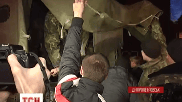 «Киборги» приехали в Днепропетровск на ротацию