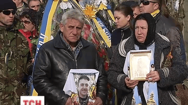 Бойцы батальона «Айдар» похоронили двух боевых товарищей