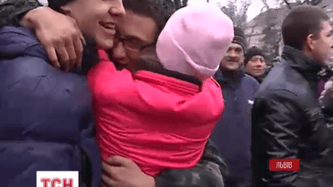 На Львівщину повернулися бійці третього батальйону тероборони