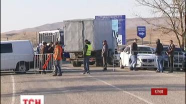 Разъяренные водители на Керченской переправе перекрыли дорогу