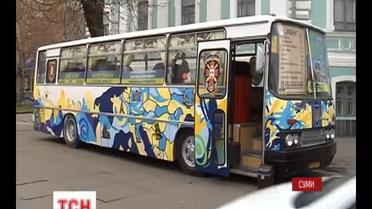 Патриотический кофе-бус появился в Сумах