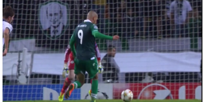 Спортинг - Шальке - 4:2. Видео второго гола Слимани