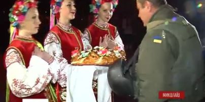 На первую ротацию вернулась из Донбасса легендарные крымские морские пехотинцы