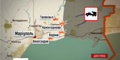 Боевики не прекращают обстрелы украинских позиций под Мариуполем