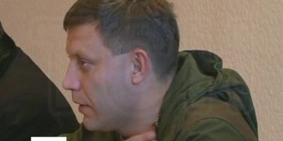 Боевик Захарченко ходил по Макеевке в кольце охранников и рассказывал о своих желаниях