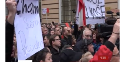 Чехи вышли на митинг из-за антиукраинских высказываний своего президента