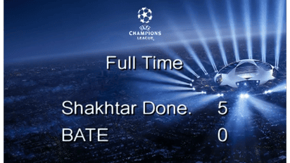 Шахтар - БАТЕ - 5:0. Відео матчу