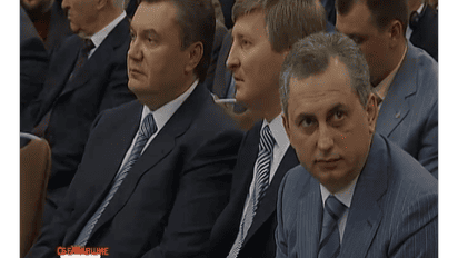 Видеохроника отношений Януковича, Ахметова и Колесникова