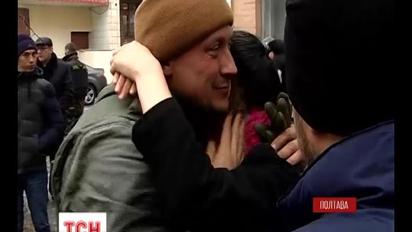 52 бойцы спецбатальона "Полтава" вернулись из зоны АТО в отпуск