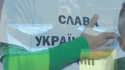Карпаты - Шахтер. Гимн Украины во Львове