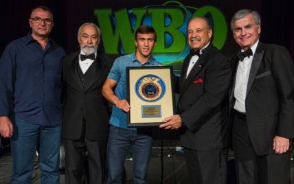 Ломаченко отримав нагороду WBO "Боєць із яскравим майбутнім"
