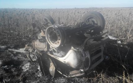 Возле Попасной на фугасе подорвался военный автомобиль: четверо погибших