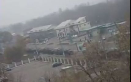 На Донецк через Макеевку движется колонна военной техники боевиков