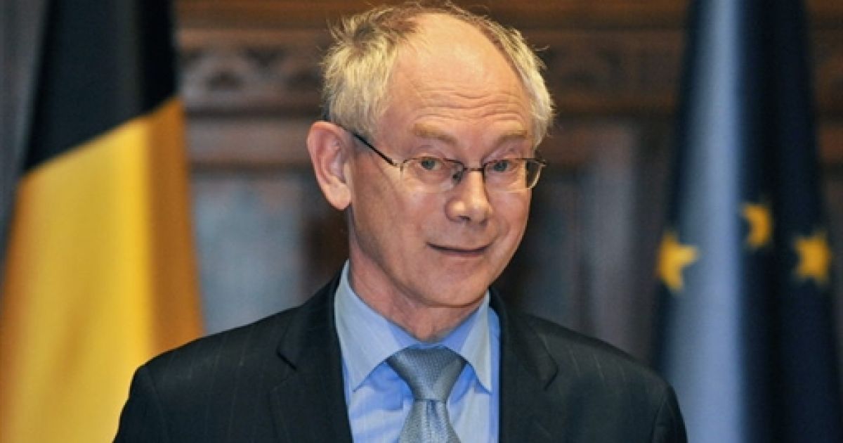 Герман ван Ромпей озвучил позицию ЕС относительно псевдореферендумов на Востоке Украины